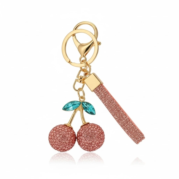 Colorful Cherry Keychains - Picture 2 of 4